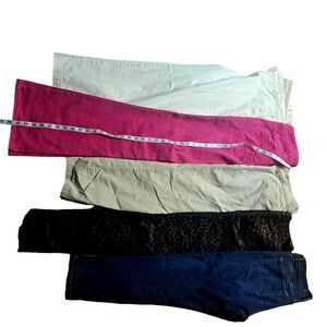 SAL! BUNDLE Of Fun 5 Pairs Paints SZ 6- BONGO-Banana Rep-Old Navy-Nine West-Iris